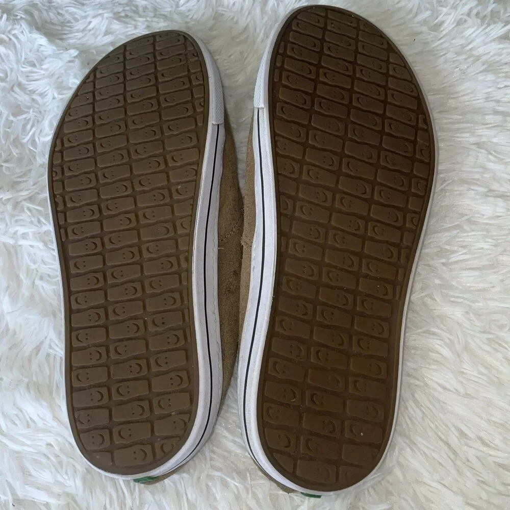 Sanuk Vagabond Sidewalk Surfer Men’s 9 Tan Brown Slip On Comfort